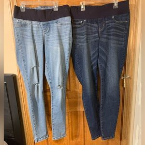 Levi Strauss Maternity Skinny Jeans- set of 2